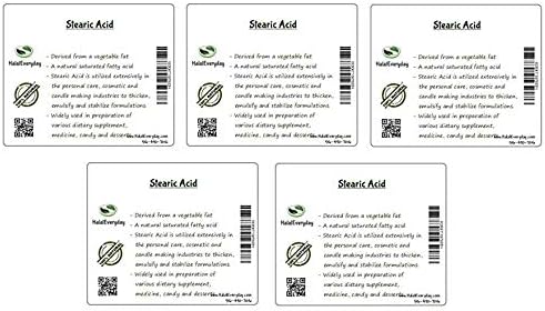 Stearic Acid 1lb Cosmetic Grade (5-(Pack))