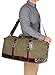 IBLUE Vinatge Canvas Leather Weekend Travel Carry-On Luggage Sports Duffel Bag B003 (XL 21'', Army Green)
