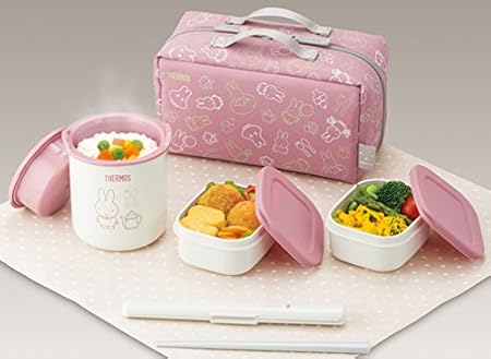 Amazon サーモス 保温弁当箱 ミッフィー 0 6合 ピンクホワイト Dbq 252b Pkw 弁当箱 オンライン通販