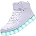 Odema Unisex LED Shoes High Top Light Up Sneakers for Women Men