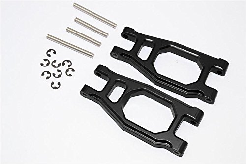 Tamiya DT-03 Upgrade Parts Aluminum Front Upper Arm - 1Pr Black
