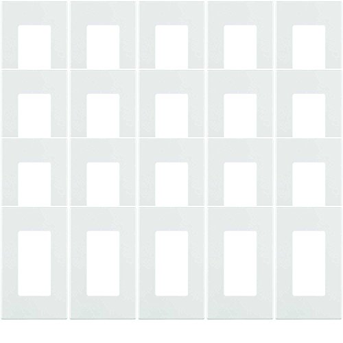 Leviton 80301-SW Wandplatte, weiß