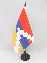 AZ FLAG Nagorno-Karabakh Table Flag 5x8 inches 21x14 cm Polyester view 4