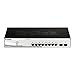 D-Link 10-Port Gigabit Smart Managed Switch | 8 GbE + 2 SFP Ports | L2+ | VLANs | Cable Diagnostics | Web Managed | Desktop or Rackmount | Fanless | NDAA Compliant | Lifetime Protection (DGS-1210-10)