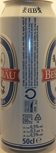 Best Bräu Non-Alcoholic Beer 16.9 Fluid Ounce (0.5lt) Can (Pack of 8) [ Italian Import ] - Thumbnail 2