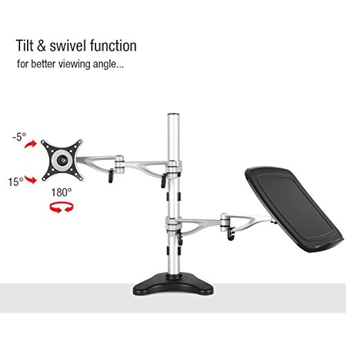 image for fleximounts Dual brazo de LCD Arm Desk Mount Soporte de Monitor Mounts