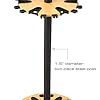 Rush-Creek-Creations-Round-Spinning-24-Fishing-Rod-Rack-with-Dual-Rod-Clips