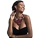 Holylove Costume Jewelry Sets for Women, Statement Necklace Costume Jewelry，Rhinestone Crystal Statement Necklace Earrings Set- Red