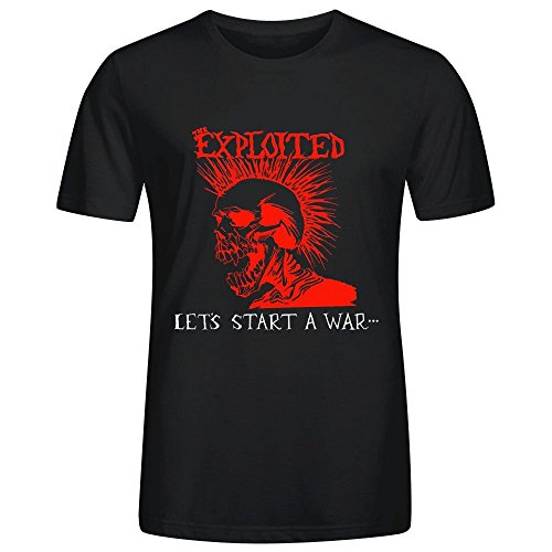 The Exploited Lets Start A War Said Maggie One Day T Shirts For Men Black