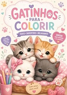 Livro Gatinhos para Colorir : Gatinhos de colorir