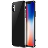 iPhone X Case, Ranvoo [3 In 1] Slim Fit Thin Hard Plastic Anti-fingerprint Scratch Resistant Protective Case for iPhone X Black