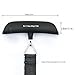 ROSIMO Digital Hanging Luggage Scale,Rubber Paint,Temperature Sensor,50kg,Silver