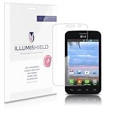 iLLumiShield – LG Optimus Dynamic II Screen Protector Japanese Ultra Clear HD Film with Anti-Bubble and Anti-Fingerprint – High Quality (Invisible) LCD Shield – Lifetime Replacement Warranty – [3-Pack] OEM / Retail Packaging (Model(s): L39C)