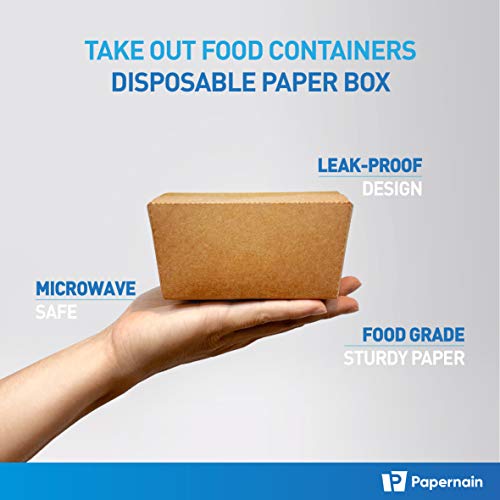 1 36+Count+Kraft+Papernain+Containers+Disposable