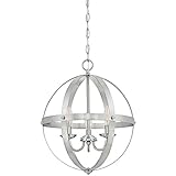 Westinghouse Lighting 6341900 Stella Mira Indoor Chandelier, Three-Light Pendant, Brushed Nickel