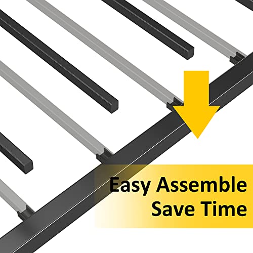 IRONCK Bed Frame, Full Size Platform Bed with Headboard and Footboard