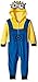 Despicable Me Toddler Boys Minions Toddler Uniform Union Suit, Yellow, 4T