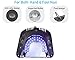Professional Nail Lamp for Gel Nail.Lumcrissy UV LED Nail Dryer,Nail Lights for Gel Nails Polish,32PCS Premium Light Beads with Metal Cover(Not Cordless,Needed Plug in)