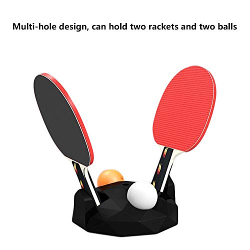 Table Tennis Practice Robot Table Tennis Trainer Toy Set Adjustable and Easy to Assemble Table Tennis Trainer Fixed Shaft Rapid Backbound Machine for Ping Pong Ball Training 43.3 Inch