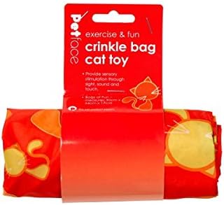 Petface (Catkins by Petface) Cat Crinkle Bag ,Orange