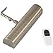 LED Remote Control Picture Light Cordless –Light Antique Brass Hue – for Pictures up to 3 feet Wide- Safe for Artwork – No UV and NO Heat – Solid Steel Frame 1.3 lbs – Dimmer Included