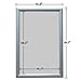 Aluminum Snap Frame for Poster 11 x 17 Inches, 25mm Profile, Color Silver