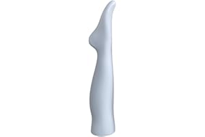 KiBcsLic Stylish Female Mannequin Leg Display Stand for Boutique Stores, White Inverted
