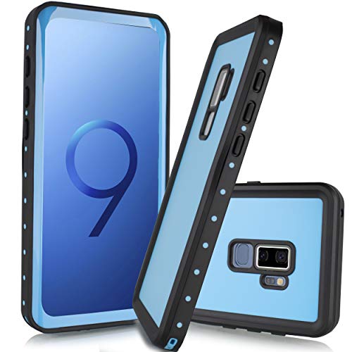 for Samsung Galaxy S9 Waterproof Case, Shock Proof Dust Proof Snow Proof Dirt Proof Phone Case Full Sealed IP68 Underwater [Value Bundle] (Blue) - Thumbnail 5