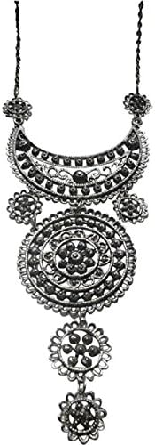 Moroccan African Artisan Crescent Moon Necklace