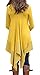 Uncinba Womens Autumn and Winter Loose Fit Long Sleeve Irregular T Shirt Dress