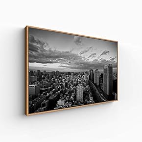 Canvas Wall Art for Living Room, Bedroom Black and White Construction Framed Canvas Prints for Home Decoration Ready to Hang - 16x24 inches
