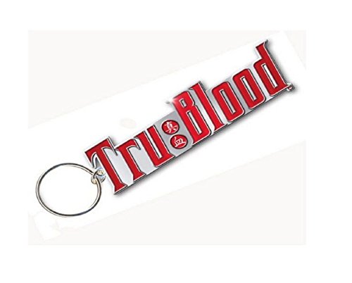 Rock Off - True Blood Enamel Keychain Logo