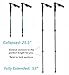 High Trek Trekking Poles - 2-pc Pack Adjustable Hiking or Walking Sticks - Strong, Lightweight Aluminum 7075 - Quick Adjust Flip-Lock - Cork Grip, Padded Strap