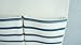 Tandi Linen/Cotton Fabric Wall Door Closet Hanging Storage Bag Case 8 Pockets Home Organizer Blue Strips