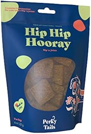 Perkytails Hip and Joint Dog Training Treats - With Glucosamine - Chicken, Peanut Butter, Flaxseeds, Cranberri