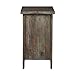 Signature Design by Ashley Danell Ridge Rustic Chair Side End Table with Double Cabinet Doors and 1 Storage Shelf, Brown