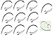10 Pack Clear Heavy Duty Samsung compatible Replacement Ear Hooks HM1900 HM 1900 Clear & 1 Free White NoBreak
