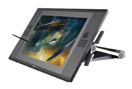 Wacom DTH-2400 Cintiq 24HD Touch Grafiktablet (61 cm (24,1 Zoll) Display, DVI, USB) schwarz
