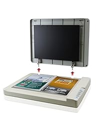 Plustek OS 1180 Escáner plano A3, Formato grande de escaneado para gráficos y documentos Diseñado para biblioteca, escuela y soho escanea A3 en 9 segundos, apto para Mac y PC