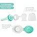 Baby Food Feeder - Hombae Fruit Feeder Pacifier - Mesh Baby Feeder - Baby Fruit Mesh Feeder - Baby Fresh Fruit Pacifier - Fruit Pacifier Feeder, Baby Nibbler, 2 Pack with 6 Nipples.