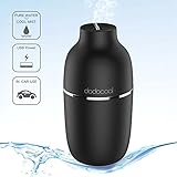 USB Humidifier, dodocool Ultrasonic Cool Mist Humidifier 180ml Mini Air Humidifier with Dual Mist Mode, 90 Degree Water Leakage Protection for Car/ Home/ Travel/ Desktop