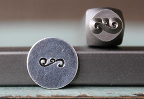 Brand New 6mm Scroll Metal Punch Design Stamp - Supply Guy - CH-199