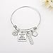 Udobuy Teacher Bangle Bracelet-Teacher Gift, Show Your Teacher Appreciation Thank You Gifts for Teachers