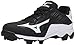 Mizuno Men's 9 Spike adv Franchise 8 bk-wh, Black/White, 10.5 M US
