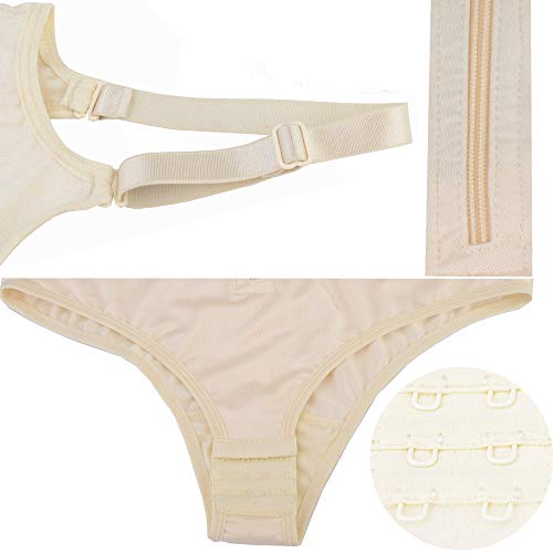 ASHLONE-Womens-Bodysuit-Shapewear-Body-Briefer-Body-Shaper-Tummy-Control