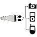 niceEshop 2-Port USB Car Charger Adapter for iPod/iPhone, MP3, Cell Phone
