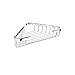 LS Bathroom Stainless Steel Triangle Soap Basket Toilet Soap Dish Holder Corner Wire Shower Soap Hanger Wall Mounted, Chrome finish