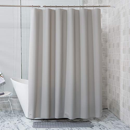 Plastic Shower Curtain, 72 x 78 Inches EVA 8G Shower Curtain with Heavy