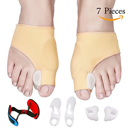 UPC 783057644525, Bunion Corrector &amp; Bunion Relief Protector Sleeves Kit - Treat Pain in Hallux Valgus, Tailors Bunion, Big Toe Joint, Hammer Toe, Toe Separators Spacers Straighteners splint Aid surgery treatment