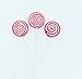 Candy Shop Handmade Pink and White Swirl Lollipops, Strawberry Flavored, Individually Wrapped Suckers (1 LB)